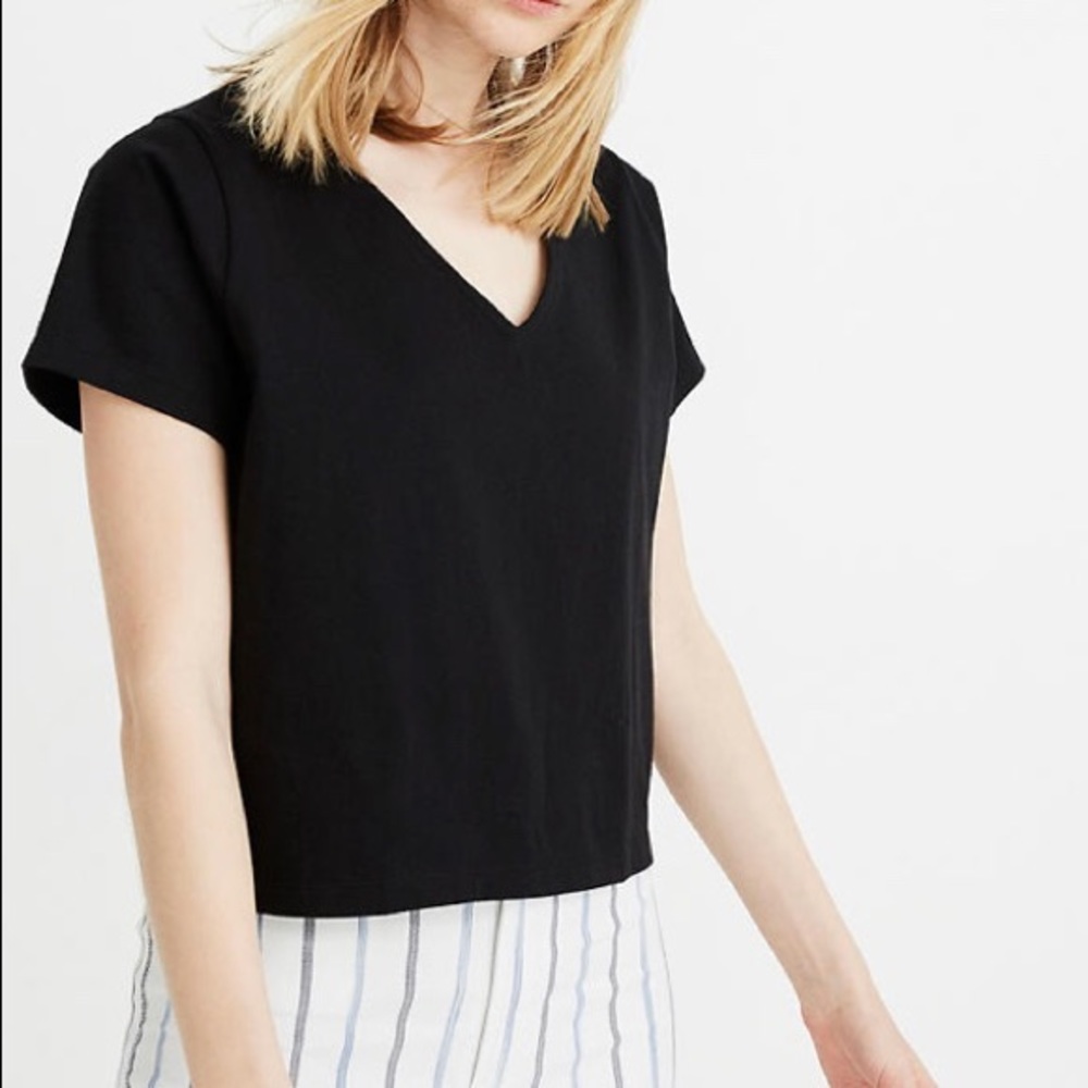 Madewell Setlist V Neck Boxy Top